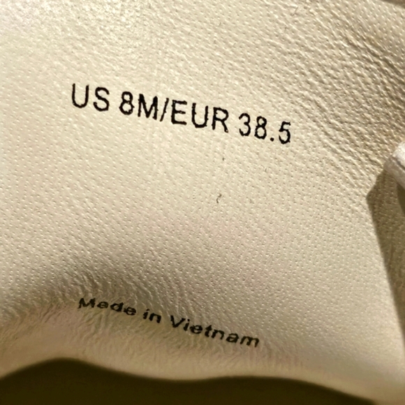 Vince Warren Court Leather Sneaker 'Milk' Off White Wmns 8 #275795 - Picture 8 of 8